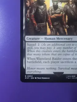 MTG Wasteland Raider [Fallout, Near Mint] - Image 4