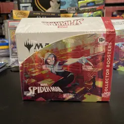 SHIPS TODAY! Marvel's Spider-Man Collector Booster Box Magic The Gathering - Image 1