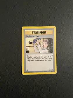 Pokemon TCG Neo Genesis 2000 Trainer Supporter Professor Elm 96/111 - HP - Image 2