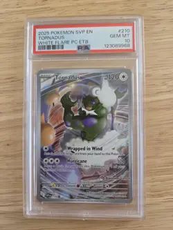 Tornadus White Flare Pokemon Center ETB PSA 10 - Image 1