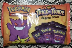 🔥Pokemon TCG Trick or Treat Trade BOOster Bundle 40 Packs Halloween Cards 👻 820650850783 - Image 1