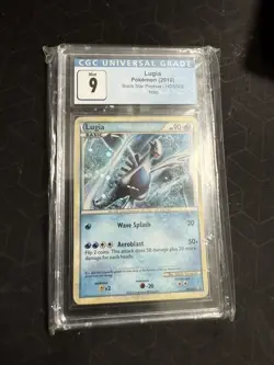 PROMO LUGIA (SWIRL X2) #HGSS02 HOLO CGC 9 Mint 2010 POKEMON BLACK STAR - Image 1