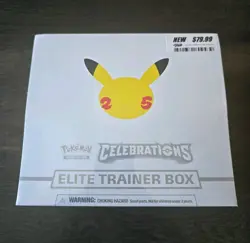 Pokemon TCG: 25th Anniversary Celebrations Elite Trainer Box (2021) 820650809439 - Image 1