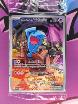 Team Rocket's Wobbuffet 203 Sealed-Destined Rivals Promo Pokemon TCG - Image 1