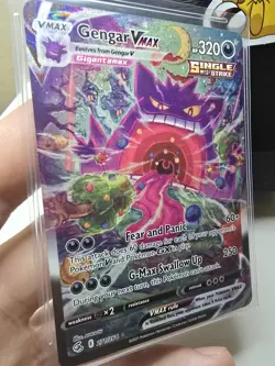 Pokemon 2021 Sword & Shield Gengar VMAX Alt Art 271/264 Fusion Strike NM-MT - Image 2