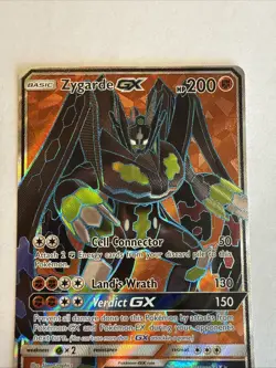 Zygarde GX (Full Art) 123/131 Pokemon TCG Sm-Forbidden Light (2018) Holo LP - Image 2