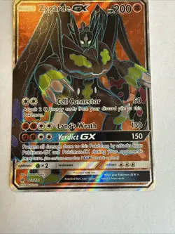 Zygarde GX (Full Art) 123/131 Pokemon TCG Sm-Forbidden Light (2018) Holo LP - Image 3