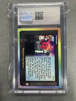 CGC 10 Pokemon Topps TV Animation Series 2 EP2 Pokemon Emergency - Image 2