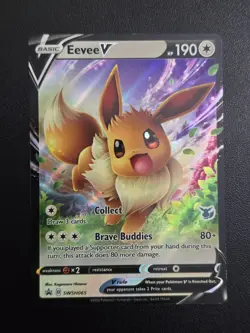 Pokemon TCG Eevee V - (Eevee Stamped) SWSH065 Battle Academy Full Art English - Image 1