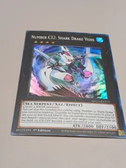 Number C32: Shark Drake Veiss 1st Edition Super Rare MP23-EN279 Yu-Gi-Oh - Image 1