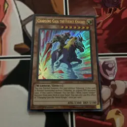 Yugioh Charging Gaia the Fierce Knight DOCS-EN019 Ultra Rare NM - Image 1