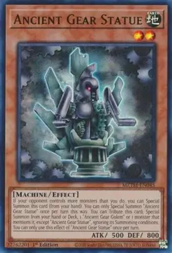 Ancient Gear Statue - 1st Edition Maze of the Master MP YuGiOh - Image 1