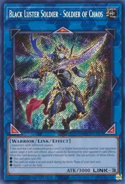Black Luster Soldier - Soldier of Chaos - Limited BLC1 NM YuGiOh - Image 1