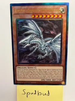 Blue-Eyes Alternative White Dragon (PUR) RA02-EN010 NM 1st Edition Yu-Gi-Oh! - Image 1
