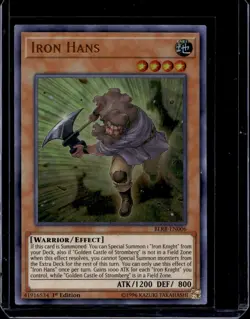 Yugioh - Iron Hans (Ultra Rare) (1st Edition) - BLRR-EN006 - Image 1