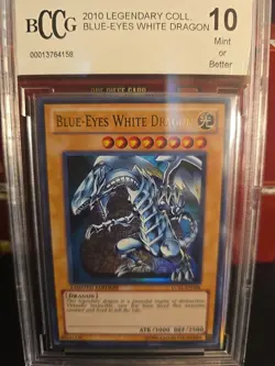 Yu-Gi-Oh! GRADED Blue-Eyes White Dragon LC01-EN004 Ultra Rare Beckett BCCG 10 - Image 1