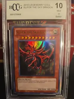 Slifer the Sky Dragon LC01-EN002 Yu-Gi-Oh Legendary Collection 1 BCCG 10 - Image 1