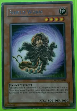 Shield Worm - ABPF-EN099 - MP - Rare - 1st Edition - Image 1