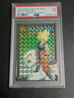 Dragon Ball Carddass Visual Adventure No 46 Super Saiyan PSA 7 Collectible Card - Image 1