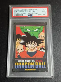 Dragon Ball Carddass Visual Adventure Special No13 PSA 9 Rare Card - Image 1