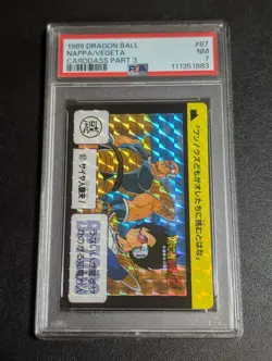 Dragon Ball Carddass Saiyan Invasion PSA 7 Collectible Toy Card - Image 1