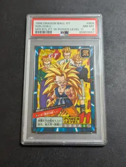 Dragon Ball GT Carddass Super Battle PSA 8 No 804 Collector Card - Image 1