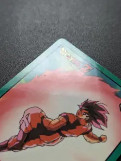 Dragon Ball Z Carddass Super Battle Son Goku Unpeeled Card No446 Used - Image 2