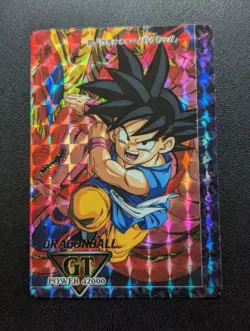 Dragon Ball GT Amada PP Card No86 Sticker Type Used Collectible - Image 1