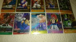 Dragon Ball Data Carddass Super Rare 10 Card Set Used - Image 3