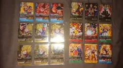 Dragon Ball Super Card Game Promo Card Set of 18 Used - Image 1