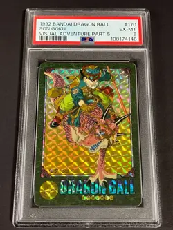 Dragon Ball Carddass Visual Adventure Part 5 No170 Kira Card PSA6 Used - Image 1