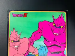 Dragon Ball Carddass Double Sided Promide Jumbo Card Prism Zarbon Dodoria Used - Image 5