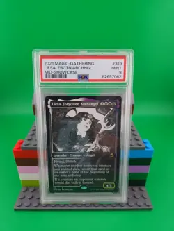 2021 MTG Liesa, Forgotten Archangel Midnight Hunt Showcase PSA Graded MINT 9 - Image 1