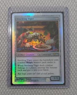 MTG HOLIDAY FOIL PROMO CARD 2013- STOCKING TIGER- NEVER PLAYED - Image 2
