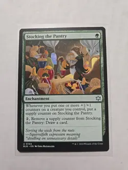 Stocking the Pantry - Bloomburrow - LP - MTG Magic - Uncommon - Enchantment - Image 1