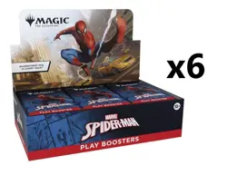 Play Booster Box Marvel's Spider-Man MTG MAGIC THE GATHERING 6 Box Case Sealed - Image 1