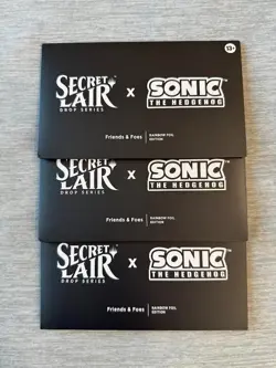 SONIC: FRIENDS & FOES SECRET LAIR - RAINBOW FOIL SEALED - MAGIC MTG SHIPS NOW - Image 1