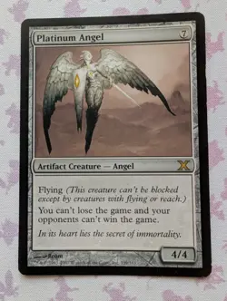 MtG Platinum Angel 10th - Image 1