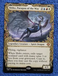 MTG 1x Shiko, Paragon of the Way (Showcase) Tarkir: Dragonstorm Regular - Image 1