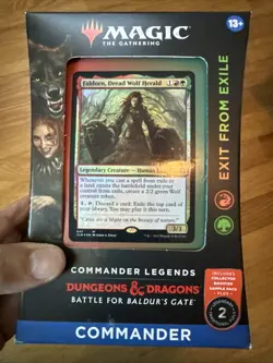 Magic Commander Legends Battle for Baldur's Gate - Exit from Exile Deck - MTG - Image 1