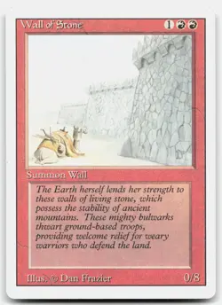 MTG Wall of Stone U Revised Edition MP - Image 1