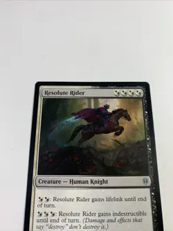1x Resolute Rider - NM English MTG -Throne of Eldraine - Image 3