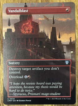 MTG Commander Masters, Vandalblast - Borderless - Image 1