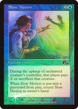 Urza's Legacy MTG FOIL Slow Motion Magic - Image 1