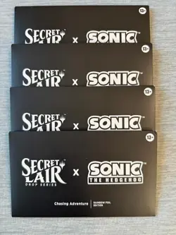 SONIC: CHASING ADVENTURE SECRET LAIR - RAINBOW FOIL SEALED - MAGIC MTG SHIPS NOW - Image 1