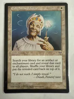 MTG: Enlightened Tutor Card Regular Rare Magic the Gathering -LP - Image 1