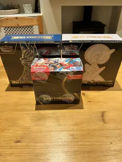 Pokemon mega evolutions booster box, etbs opened with everything except promos - Image 1