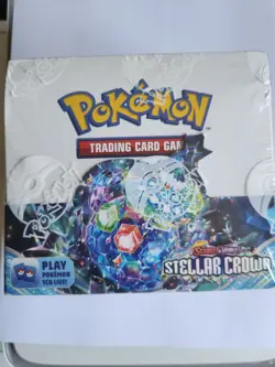 Pokemon TCG: Scarlet & Violet Stellar Crown Factory Sealed Booster Box - Image 1