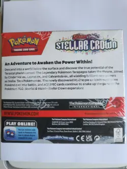 Pokemon TCG: Scarlet & Violet Stellar Crown Factory Sealed Booster Box - Image 3