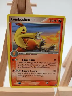 Blaziken 1/106 Combusken 25/106 Torchic 69/106 Emerald Regular LP Pokemon Cards - Image 4